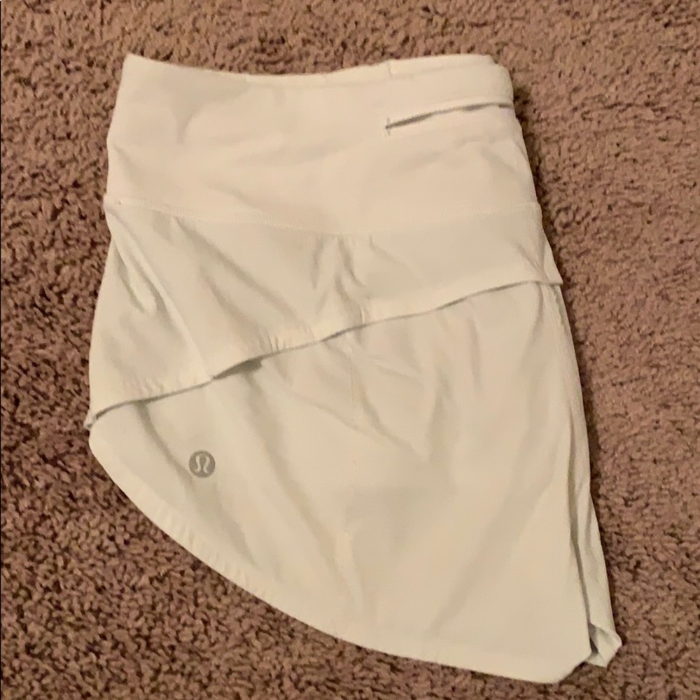 lululemon white speed ups 2.5”